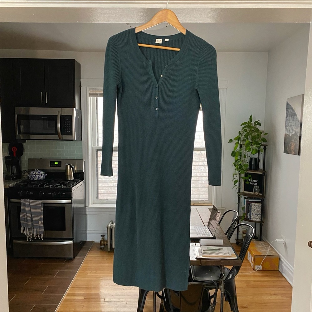Gap Ribbed Maternity Sweater Dress